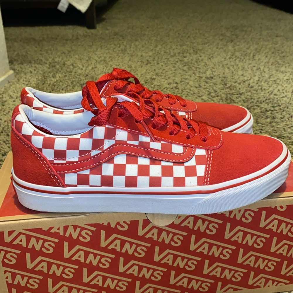 Checkered Chili Pepper Vans